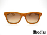 ORANGE BAMBOO WOOD SUNGLASSES