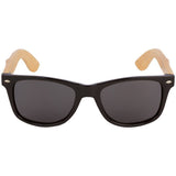 BLACK HYBRID BAMBOO WOOD SUNGLASSES