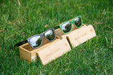 WOODIES X KCCO LIMITED EDITION GREEN BAMBOO SUNGLASSES